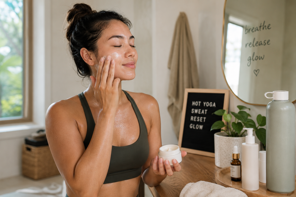 gentle cleanser for maximising hot yoga skin benefits after class