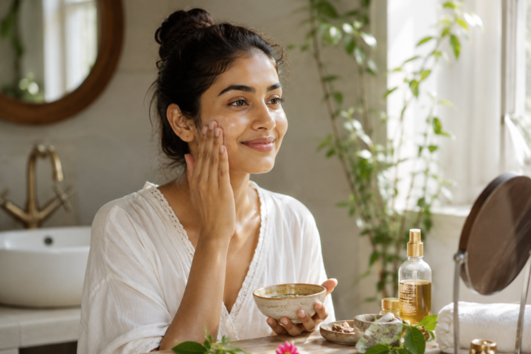 The 5-Minute Ayurvedic Morning Skincare Routine for Glowing Skin