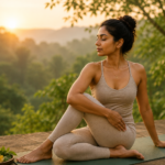 natural beauty rituals yoga practitioner morning light