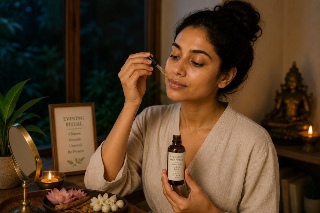 natural beauty rituals yoga face ritual evening