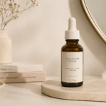 natural alternatives to retinol on a minimalist vanity