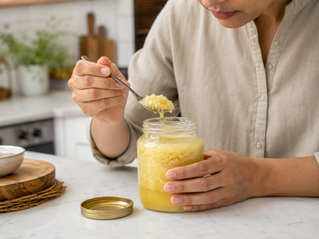 checking signs ghee has gone bad before skincare use